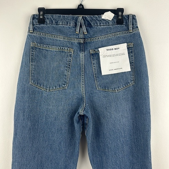 NWT Good American “Good Boy” Curvy Straight Leg Jeans - Picture 8 of 12